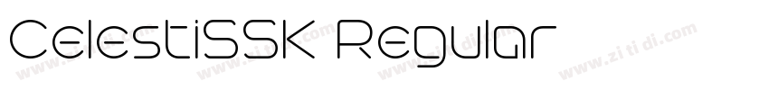 CelestiSSK Regular字体转换 CelestiSSK Regular字体转换